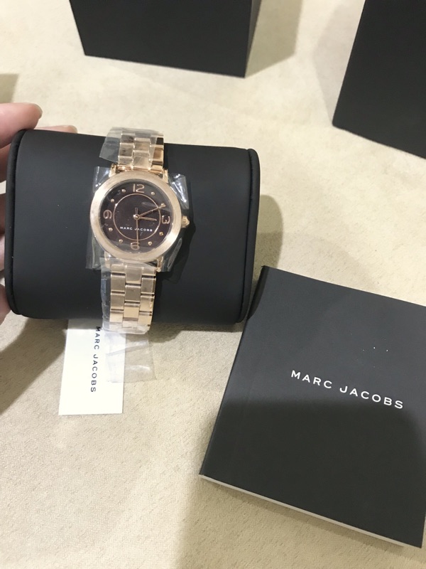 正品特價 MARC JACOBS 手錶 玫瑰金 MJ 免稅店購入 韓妞最愛