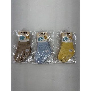 萌寶寶 條紋嬰兒襪 7～9cm 台灣製