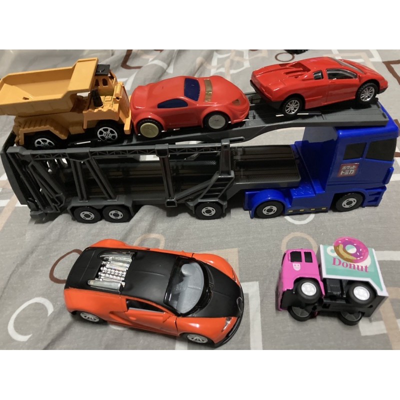 二手玩具~多美 拖車~拖車上的玩具一起送