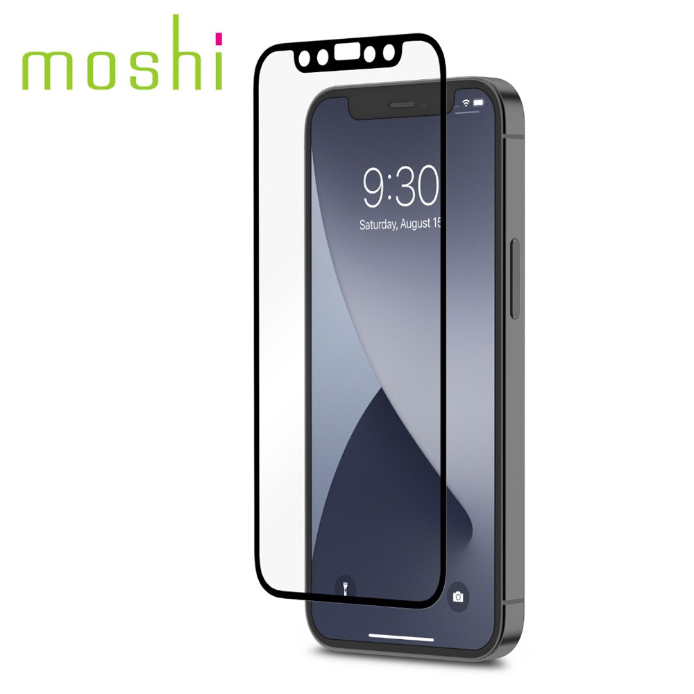 Moshi iVisor AG iPhone 12 mini 易安裝觸控螢幕防眩保護貼 黑/霧面防眩光 現貨 廠商直送