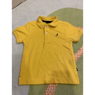 正品Nautica 黃色兒童POLO衫 裋袖上衣 兄弟象迷必備 2T 童裝