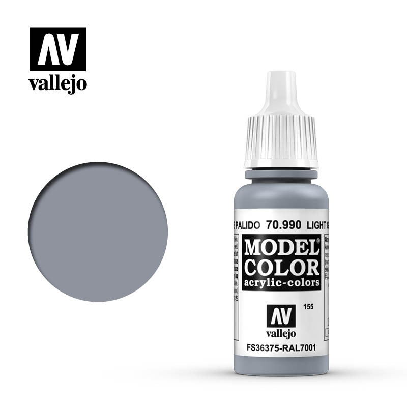 【龍門】Vallejo Model Color 淺灰色 Light Grey 70990 (155)