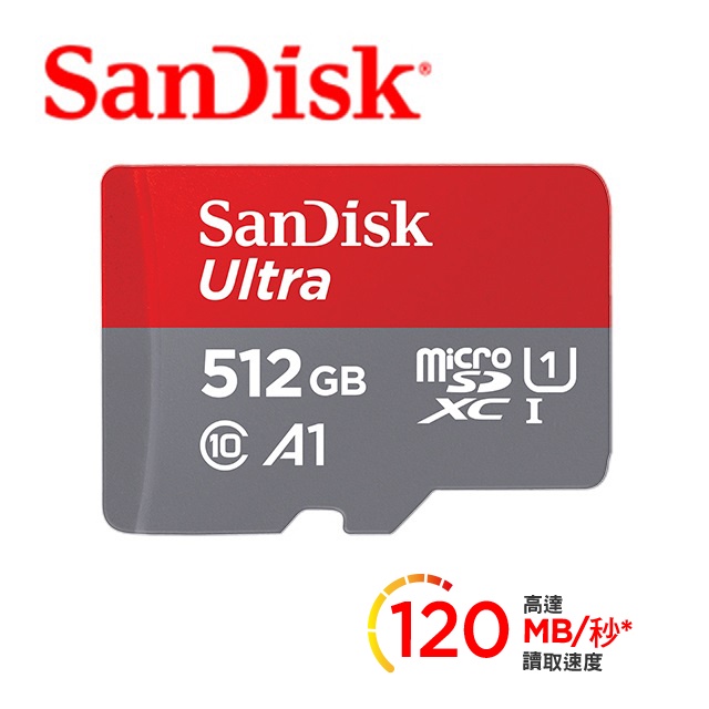 PSV改機專用512GB已處裡最適合PSV用【SanDisk 晟碟】 microSDXC A1 記憶卡原廠10年保固