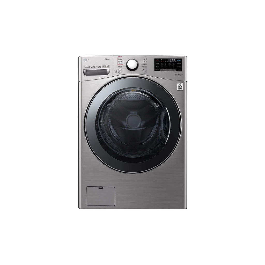 [現貨]LG WD-S18VCM WiFi滾筒洗衣機(蒸洗脫烘) 典雅銀 / 18公斤