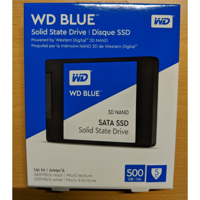 全新聯強貨 WD 藍標 SATA SSD 500G