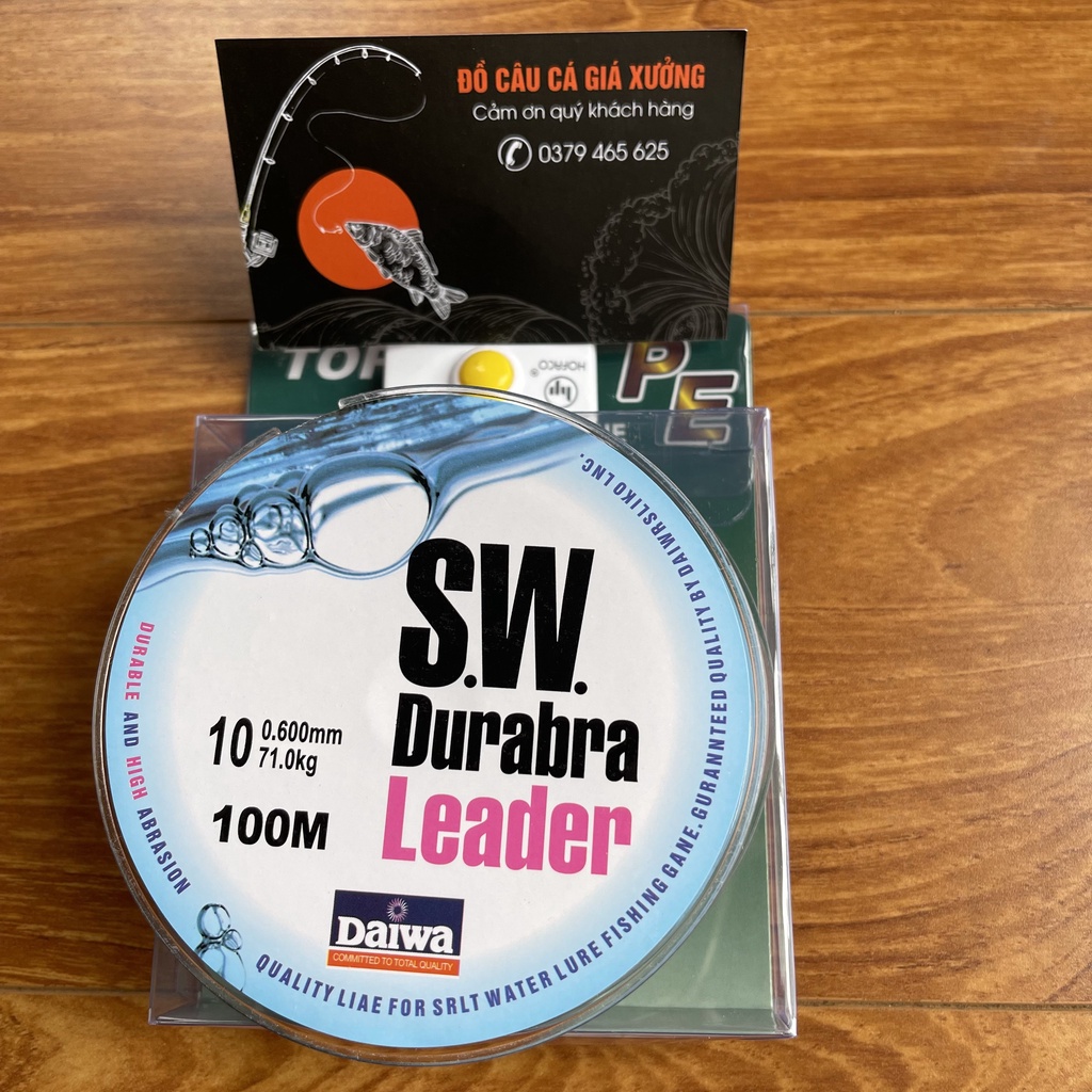 Daiwa SW Durabra Lead 超耐用釣魚降落傘線 100m
