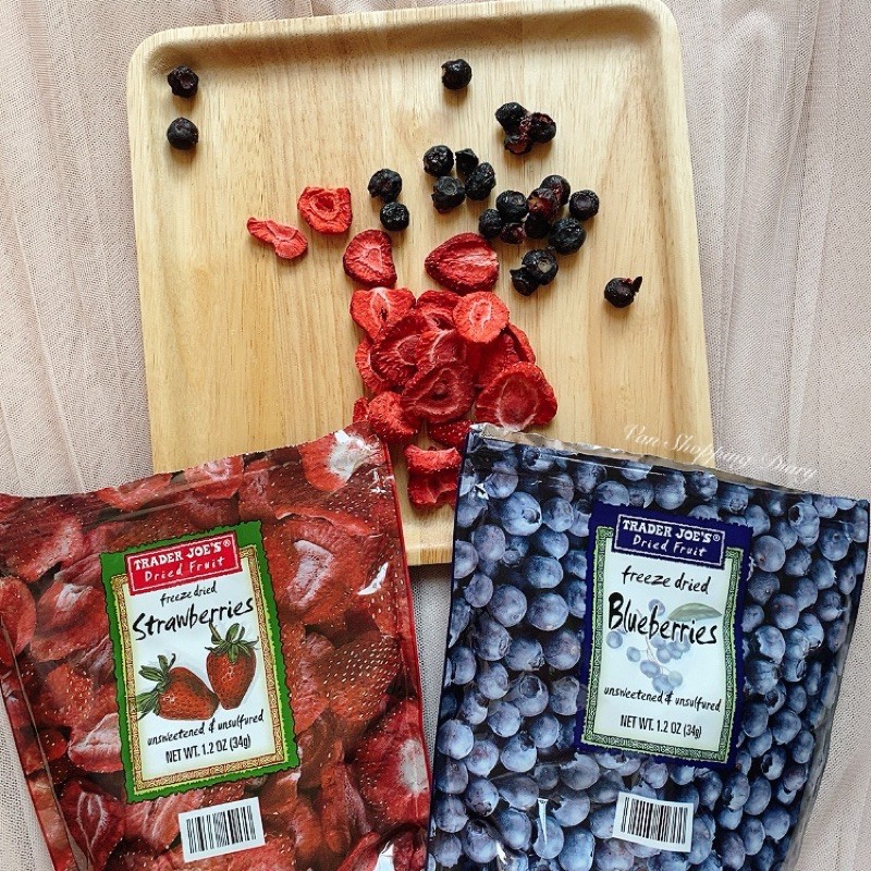 [北美購物日記] 現貨❤️Trader Joe’s 乾燥水果/草莓/藍莓