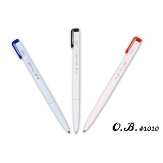 王華 OB-1010 自動原子筆 1.0mm 藍 紅 黑