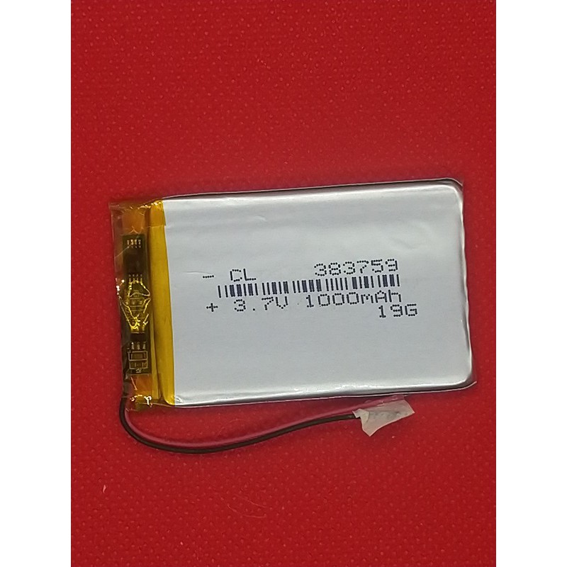 【手機寶貝】383759 電池 3.7v 1000mAh 鋰聚合物電池 行車記錄器電池 空拍機電池 導航電池