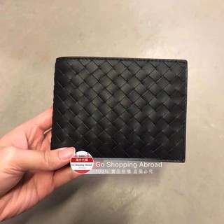 SoHoShop歐洲代購 BOTTEGA VENETA BV 經典編織牛皮對開零錢短夾