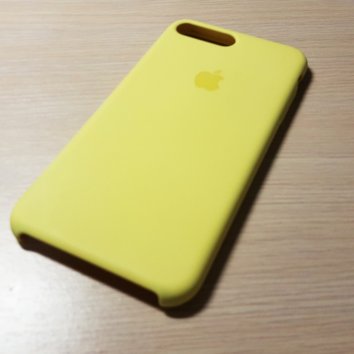 Apple iPhone 8 plus 原廠矽膠手機殼 【黃色】
