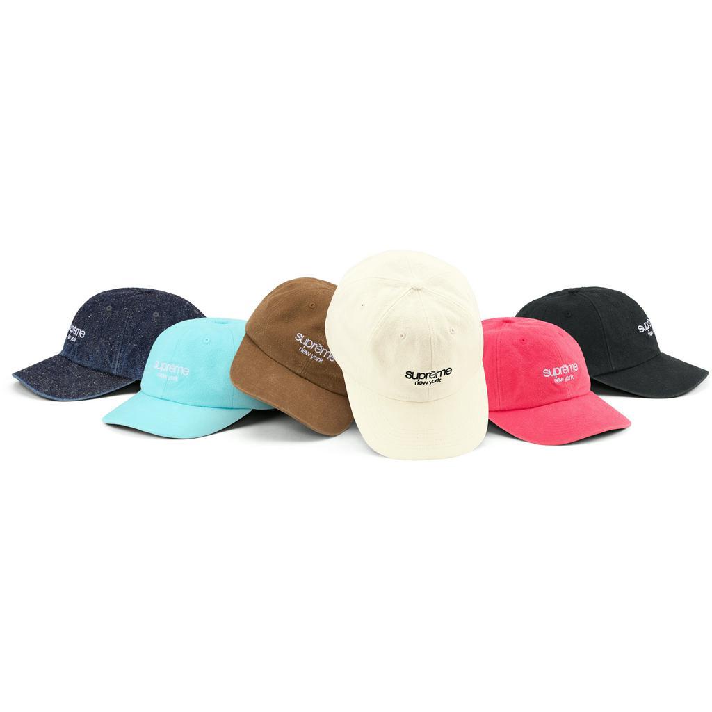 Supreme 2023 S/S 春夏 Classic Logo 6-Panel 經典logo 六分割 帽子