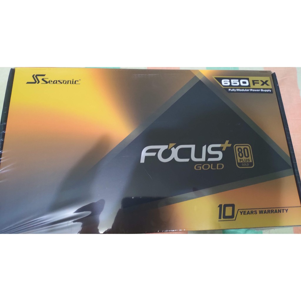 海韻 FOCUS+ SSR-650 FX電源供應器(650W/Gold 80+/全模組)10年免費保固