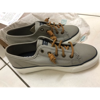 全新轉賣 SPERRY SKY SAIL CNVS GREY 帆布厚底女鞋