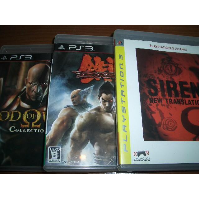 【免費送】PS3 主機 戰神1&amp;2合集 &amp; 屍人 死魂曲 &amp; 鐵拳6 純日版 ~另有PS2 PSP GTA 俠盜獵車手