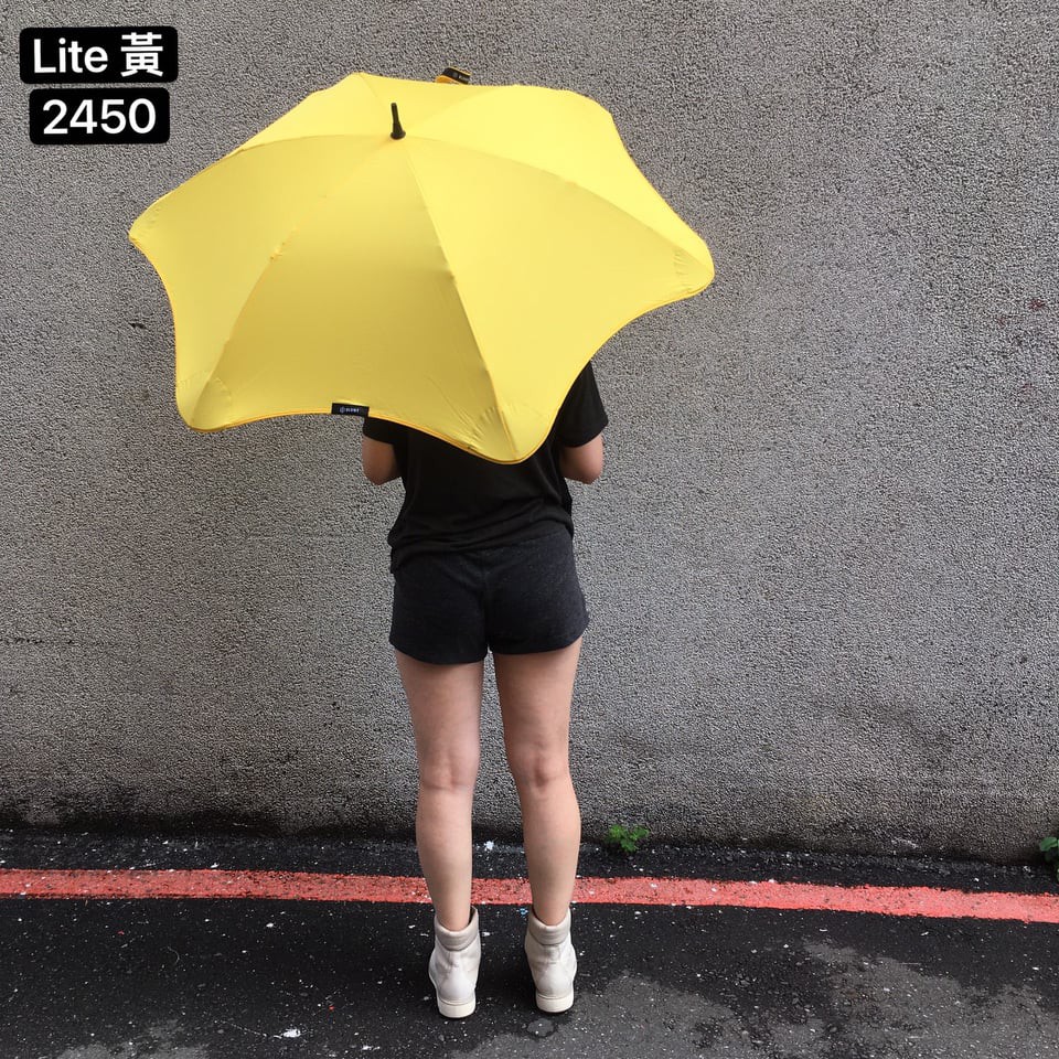🌸現貨免運🌸Blunt Lite 黃色 紐西蘭 保蘭特  抗強風傘 直立彎勾