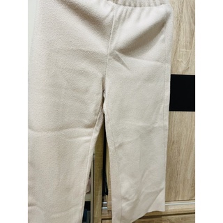 二手 冬季寬褲（米白色）s號