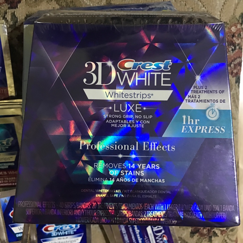 美國帶回現貨 Crest Professional Effects 牙齒美白貼片