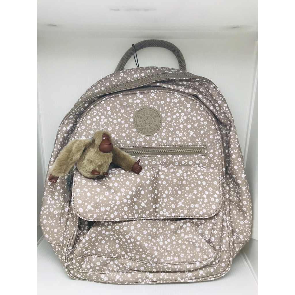 【全新正品🇺🇸】Kipling ROSE 小後背包 褐色 碎花 後背包 交換禮物 生日 聖誕 Backpack