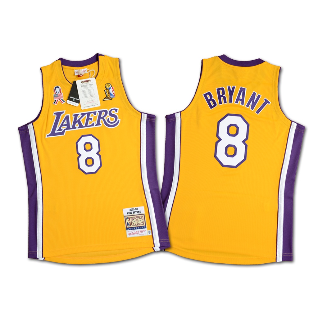Mitchell &amp; Ness NBA 洛杉磯湖人隊 Kobe Bryant 2001-2002 復刻 球員版球衣