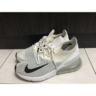 $新年特價$ Nike AirMax 270 Flyknit 黑白 24.5cm 女生休閒運動鞋