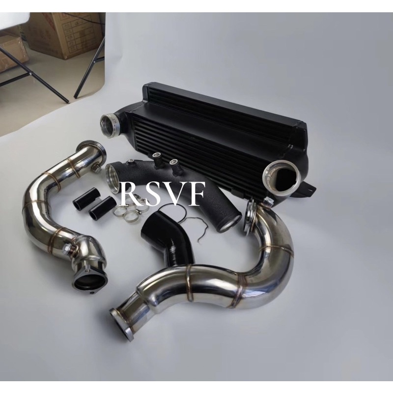 RSVF BMW N54 intercooler+downpipe + charge pipe 135i 335i