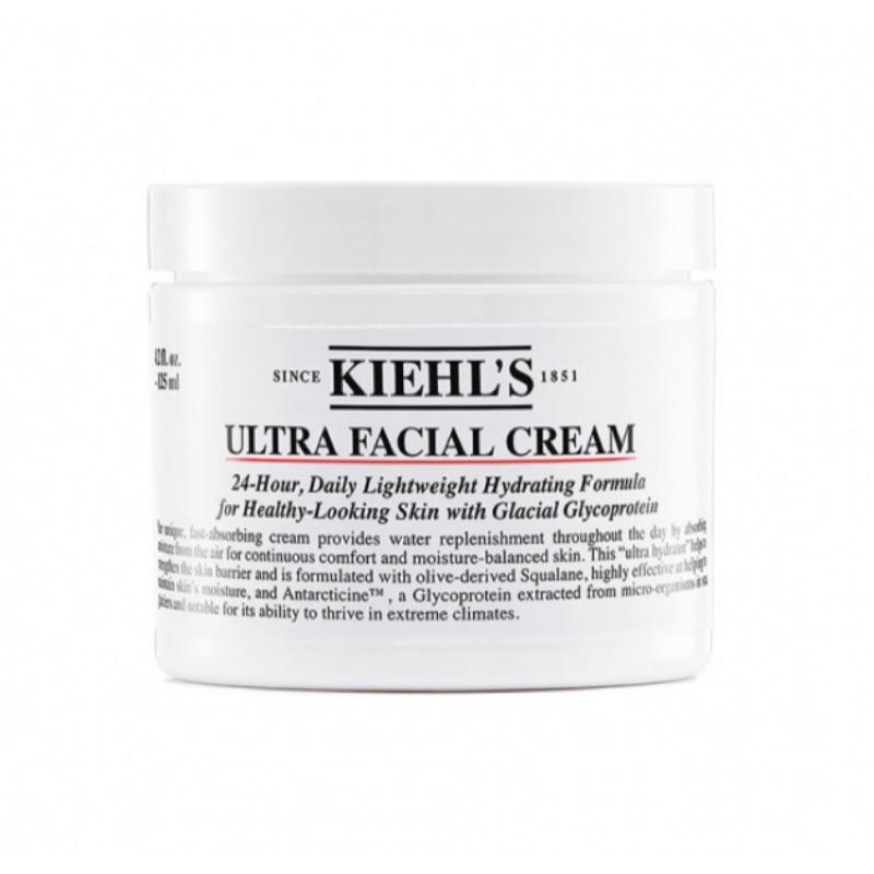 KIEHL'S 契爾氏 ULTRA FACIAL CREAM 冰河醣蛋白保濕霜125ML-特大裝