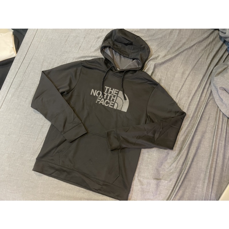 全新吊牌已拆 The North Face Logo Hoodie 帽tee 黑色 美版M號