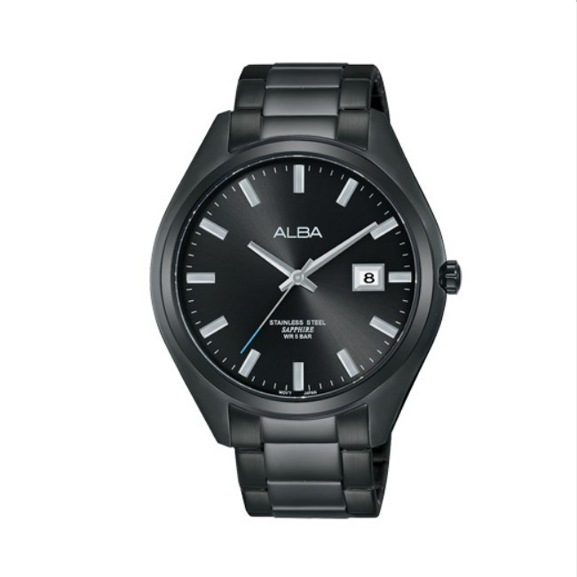 ALBA 雅柏 對錶系列  男款 水晶鏡面 石英腕錶(AS9F81X1)