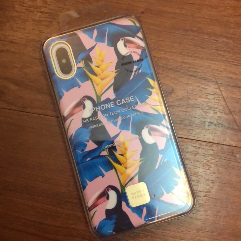 全新！HAPPY PLUGS iPhone XS MAX 手機殼-熱帶雨林大嘴鳥