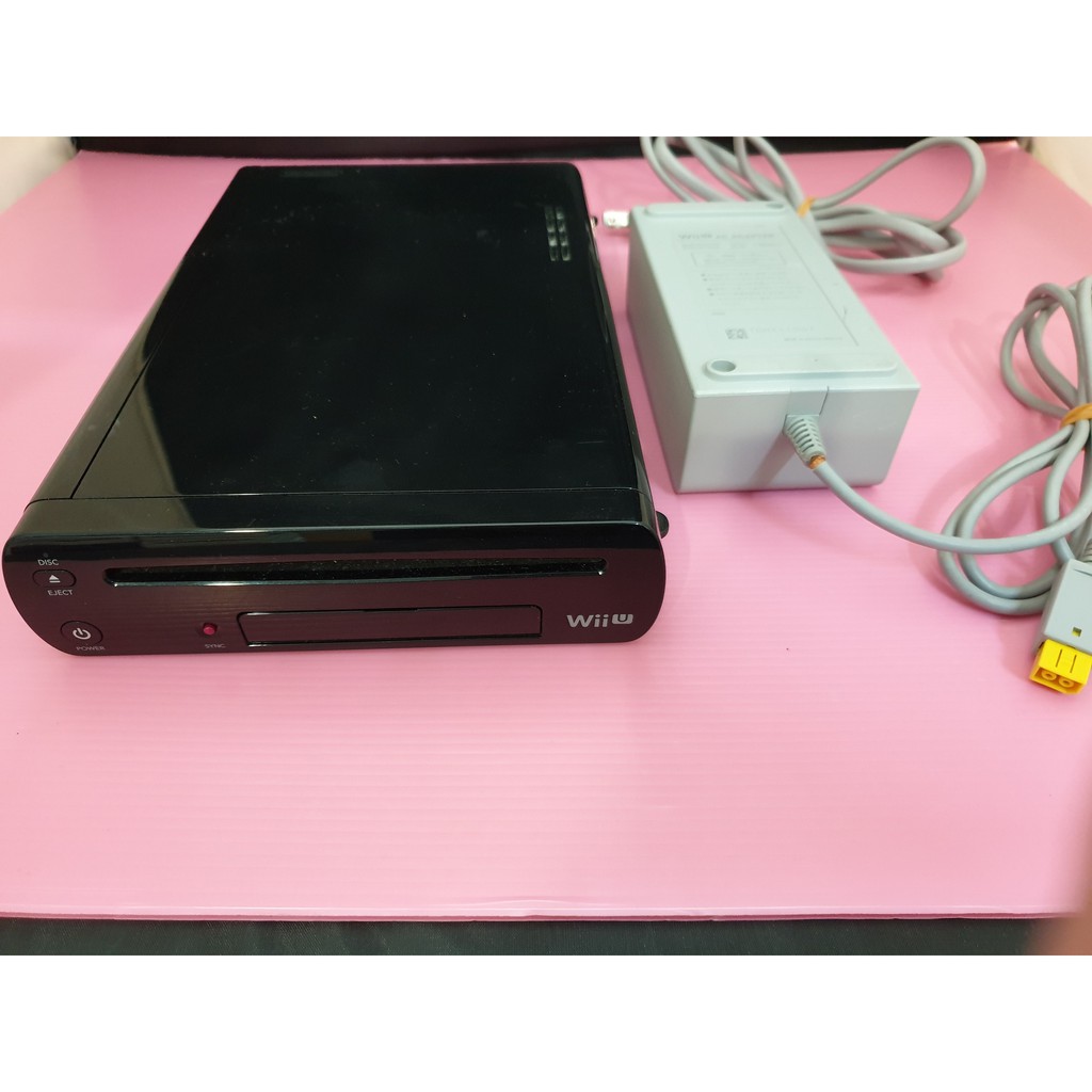 出清價 網路最便宜無改機功能完好任天堂wii U 內建32gb 2手原廠主機僅附電源線賣1600 而已 蝦皮購物