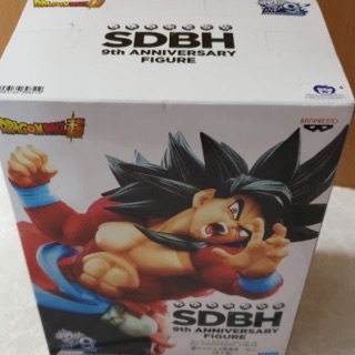 七龍珠超 SDBH 超級賽亞人4 孫悟空 9週年紀念 正版 代理版 景品 公仔 全新未拆封