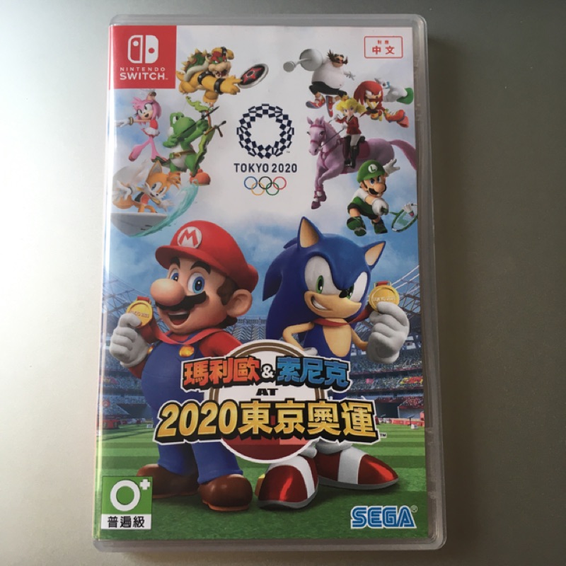 二手免運 NS switch 瑪利歐 &amp; 索尼克 AT 2020 東京奧運 中文版 Mario