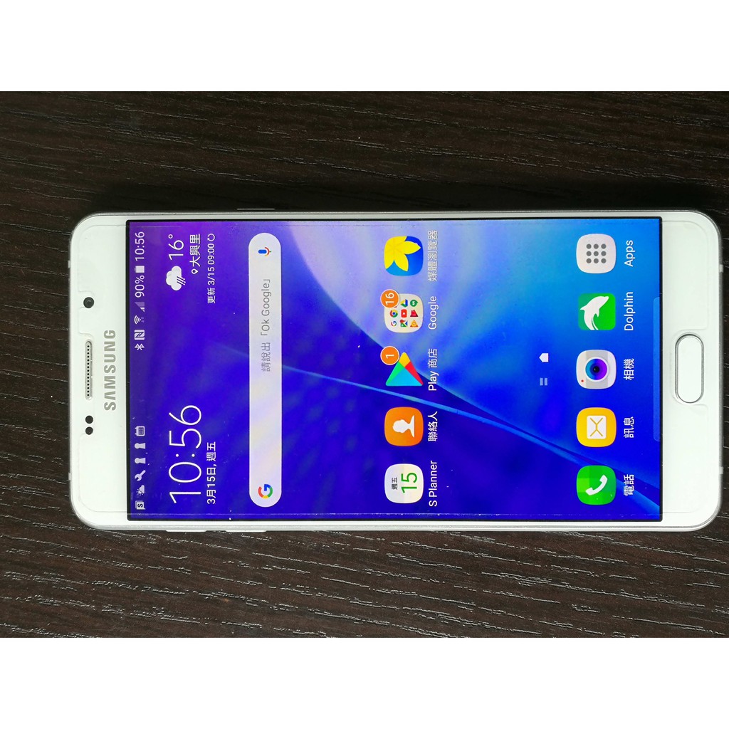 Samsung 三星 GALAXY A7 2016 白色 5.5吋 3G/16G 支援4G  A710 贈透明智能手機套