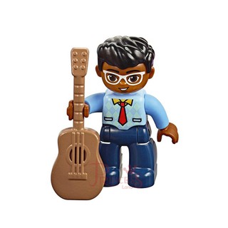 公主樂糕殿 LEGO 樂高 DUPLO 人偶 男 吉他手 含樂器 (M026)