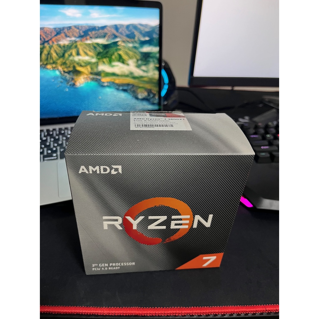 AMD CPU RYZEN R7 3800XT 全新 8核心 16緒 處理器 中央處理器 AM4 腳位 無內顯