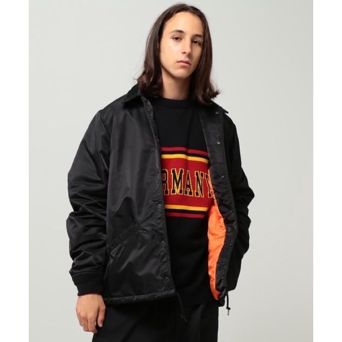 Beams coach 教練外套 厚 M L 黑色