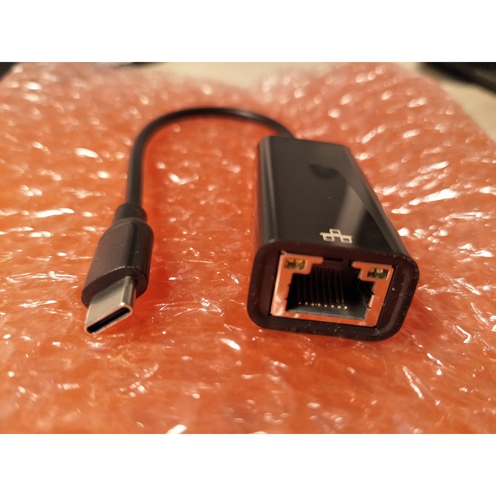 品名: TYPE-C to RJ45 10/100Mps RJ45網卡接頭USB3.1轉網卡TYPE-C轉網卡(顏色隨機