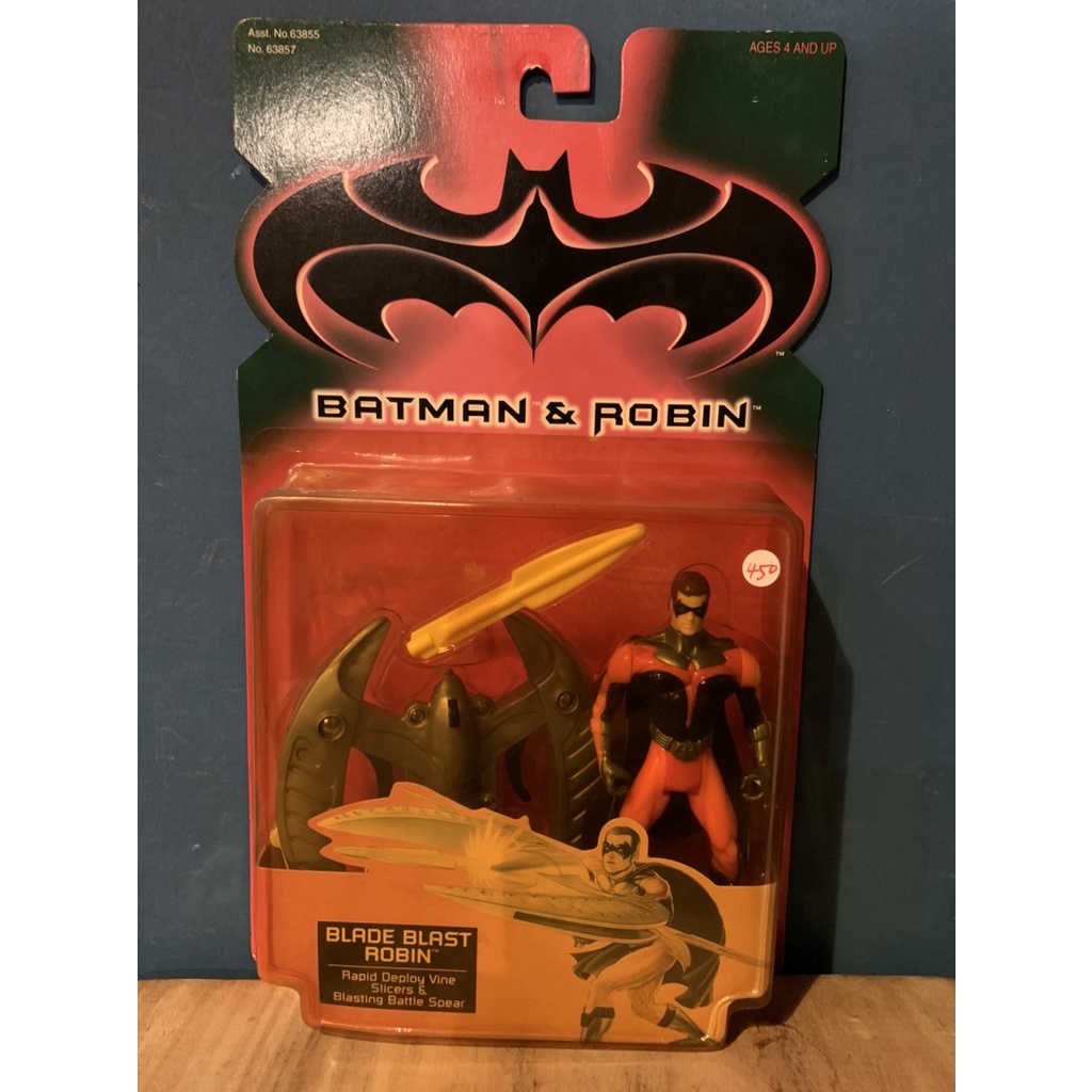 KENNER 1997 肯納 蝙蝠俠 BATMAN&amp;ROBIN 羅賓 BLADE BLAST ROBIN 吊卡