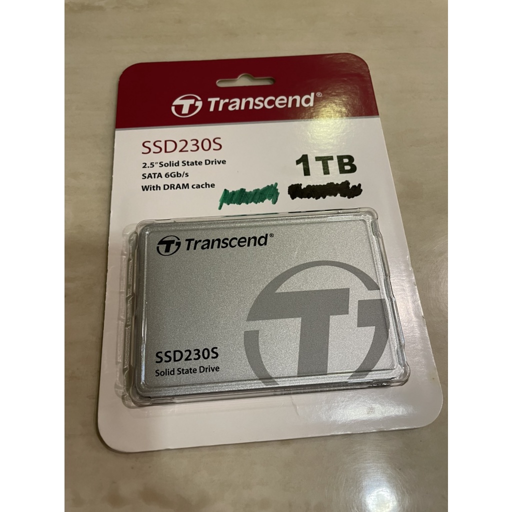 【全新未拆 可刷卡】創見 Transcend SSD230S 2.5" 2.5吋 1TB SSD SATA3 固態硬碟