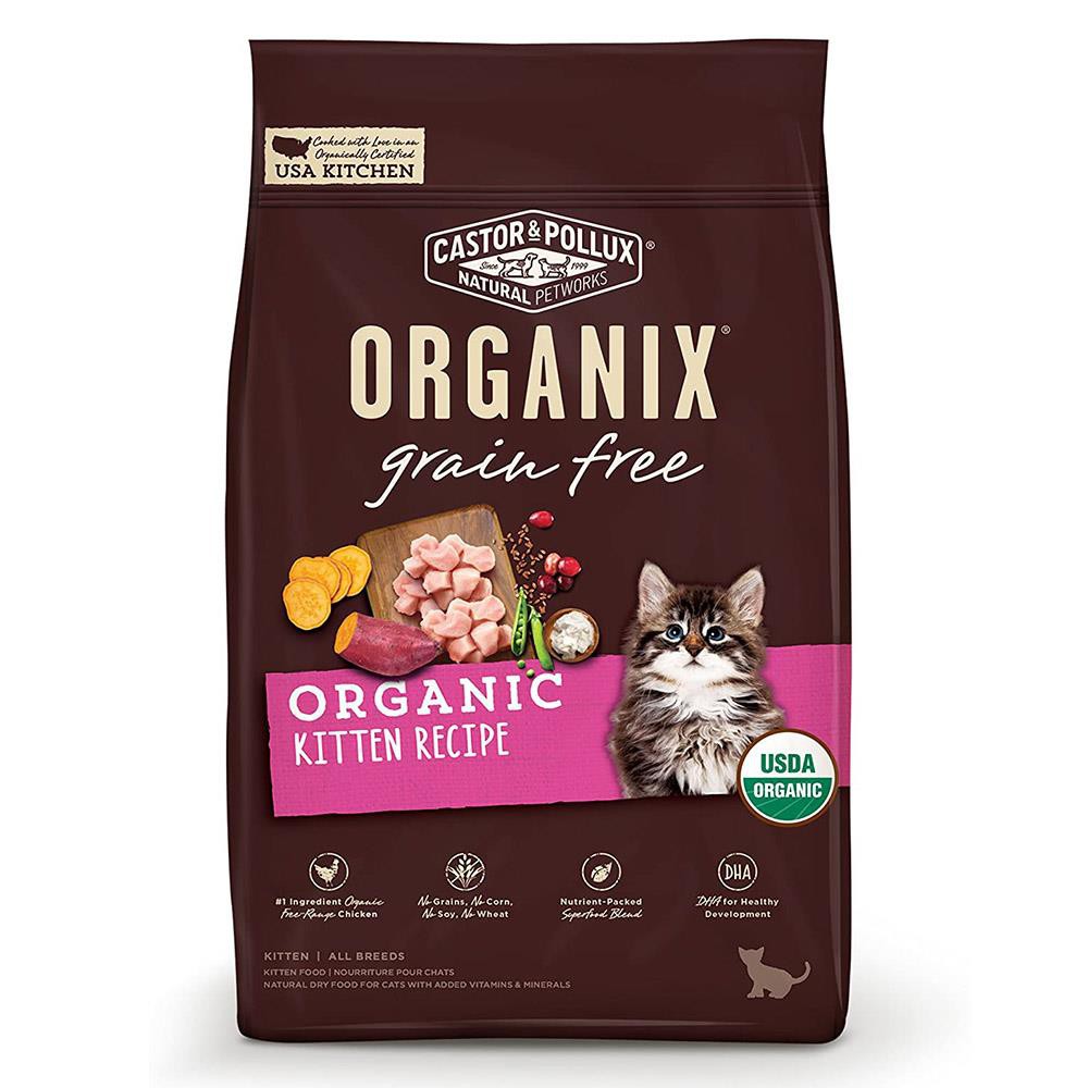歐奇斯 Organix 95%有機無榖幼貓/懷孕母貓 300G / 3磅  貓飼料