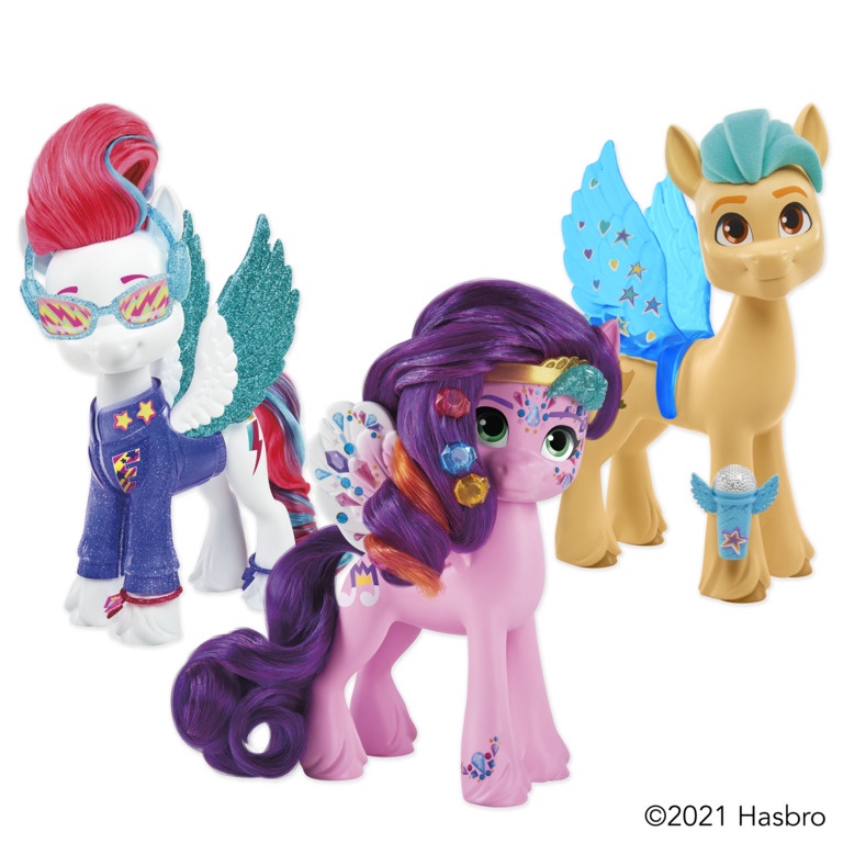 【孩之寶Hasbro】 彩虹小馬 活力新生代 閃亮時尚扮裝小馬 6吋共三款
