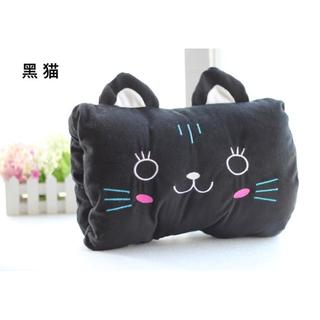 ☆孟之坊婚禮精品舘☆“黑貓”卡通暖手抱枕．靠枕．動物枕．汽車．頸枕．午安枕．腰枕．午睡枕