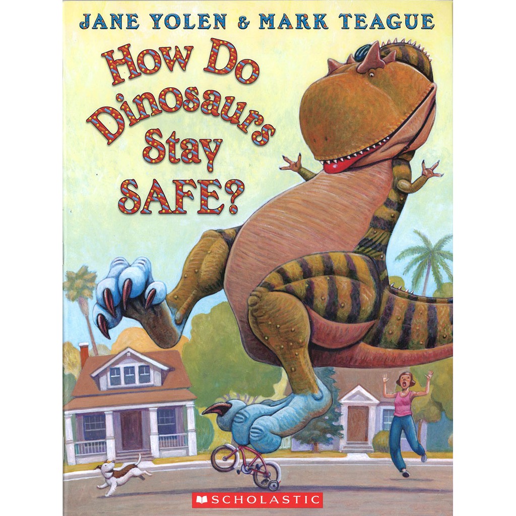 HOW DO DINOSAURS STAY SAFE｜英文故事繪本童書外文書英文書故事書【麥克兒童外文書店】