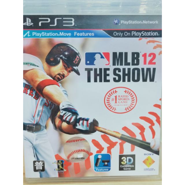 二手 PS3 MLB 12 the show 美國職棒大聯盟12 英文版 現貨