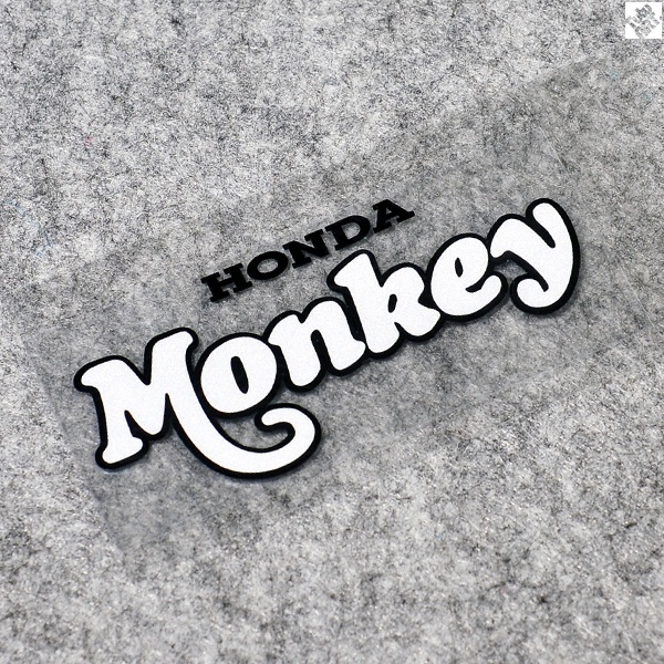 【愛車族】-本田猴子 HONDA MONKEY MINI 摩托車油箱反光貼紙