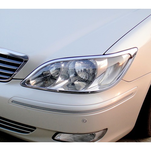 圓夢工廠 Toyota Camry 5代 2001~2004 改裝 鍍鉻銀 車燈框飾貼 前燈框 頭燈框 大燈框