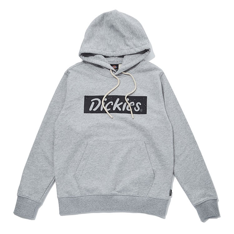 【DICKIES】韓國限定 DMR1UTHT677 OLD BOX LOGO HOODIE 帽T (灰色) 化學原宿