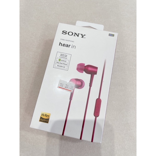 全新 未拆封 Sony MDR-EX750AP h.ear in 入耳式耳機