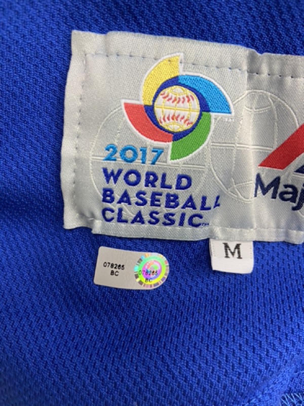 17 Wbc 陳鏞基實戰球衣大聯盟認證 蝦皮購物